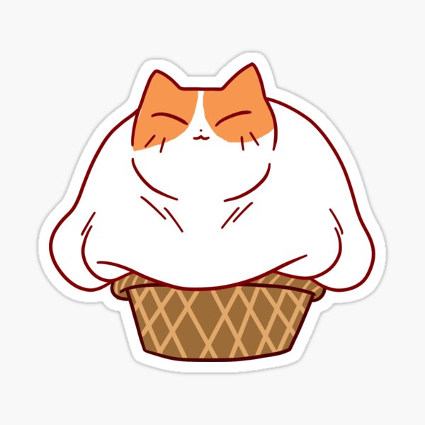 Item preview, Fat Exotic Shorthair Cat designed and sold by SaradaBoru.