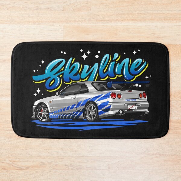 Item preview, Skyline GTR R-34 (Ice Blue) designed and sold by JioojiProject.