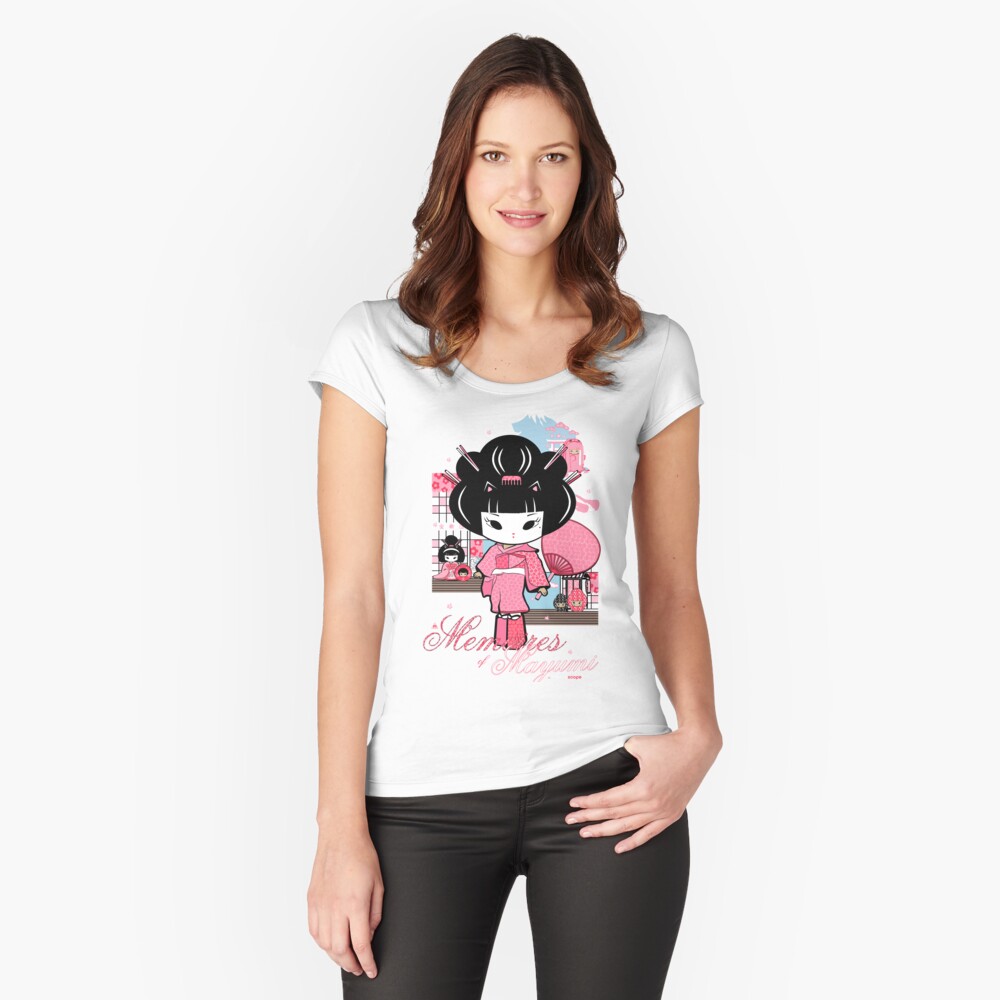 Item preview, Fitted Scoop T-Shirt designed and sold by popsho.