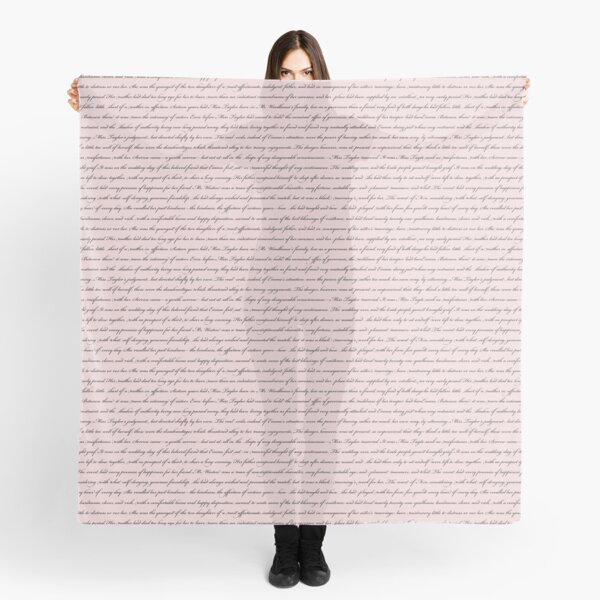 Jane Austen's Emma Scarf