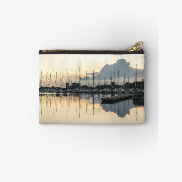 Item preview, Obscured Marina Sunrise - Balanced Symmetry in Silver and Platinum designed and sold by Georgia Mizuleva.
