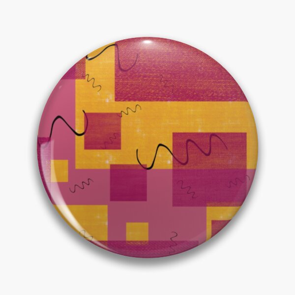 Item preview,  Abstract Square Retro Geometric Pattern designed and sold by Piosenka Art.