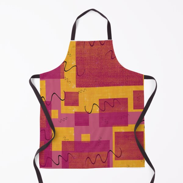 Item preview, Abstract Square Retro Geometric Pattern designed and sold by Piosenka Art.