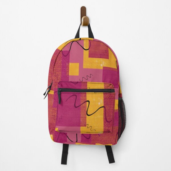 Item preview, Abstract Square Retro Geometric Pattern designed and sold by Piosenka Art.