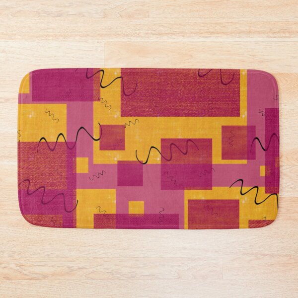 Item preview,  Abstract Square Retro Geometric Pattern designed and sold by Piosenka Art.