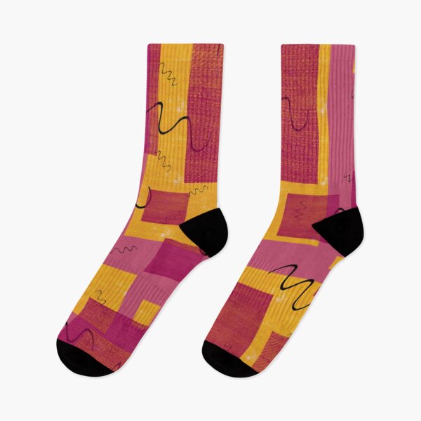 Item preview,  Abstract Square Retro Geometric Pattern designed and sold by Piosenka Art.