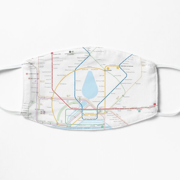 Hamburg U-Bahn S-Bahn map Mask