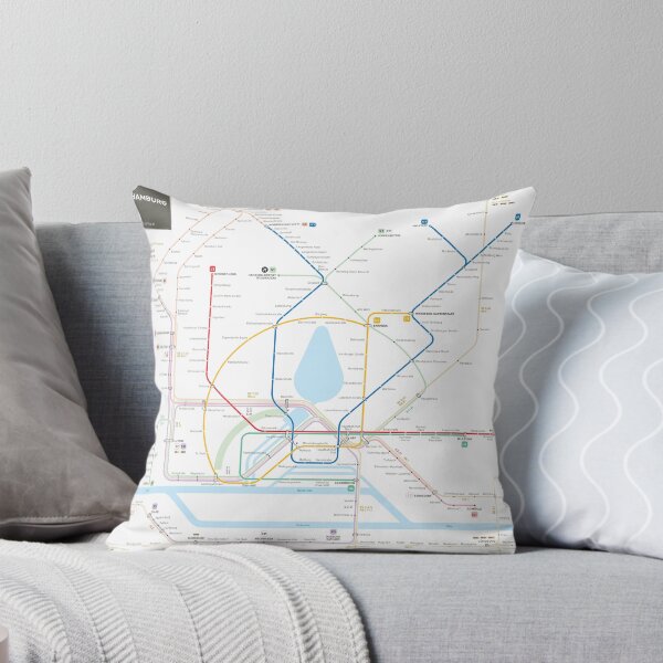 Item preview, Hamburg U-Bahn S-Bahn map designed and sold by Jug Cerovic.