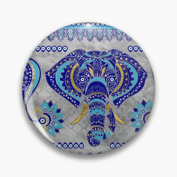 Item preview, Evil Eye Elephant Good Luck Charm  designed and sold by k9printart.