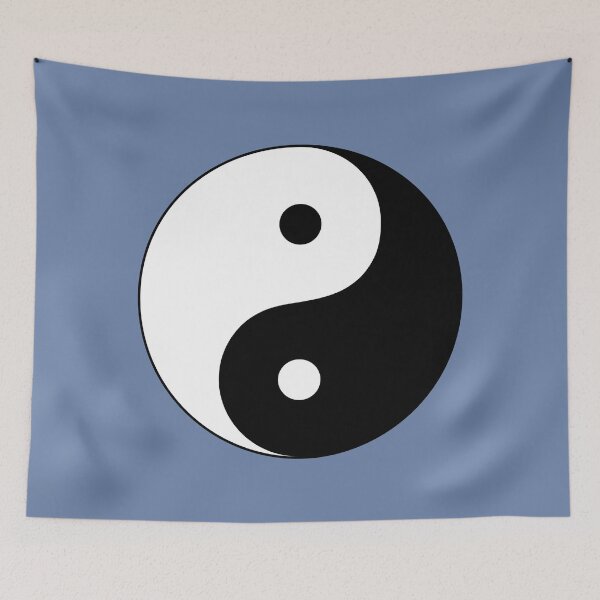 Item preview, Yin and Yang - 阴阳 (light blue background) designed and sold by Jukka Heilimo.