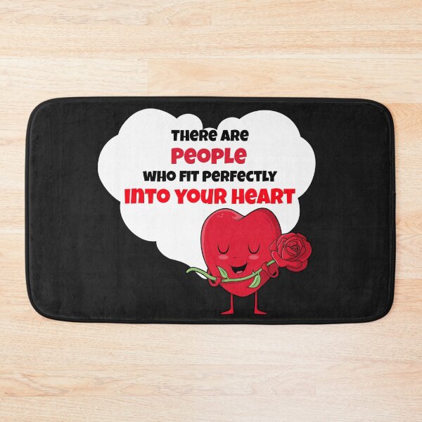 Item preview, Cute Valentines Heart With Red Rose Lovely Love Quote designed and sold by Coconil.