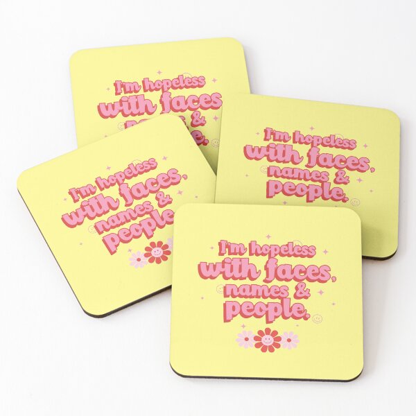 Item preview, Absolutely Fabulous Inspired Design | AbFab Quote | Absolutely Fabulous Darling | I am Hopeless With Faces, Names & People. designed and sold by Ainbowz-Artwork.