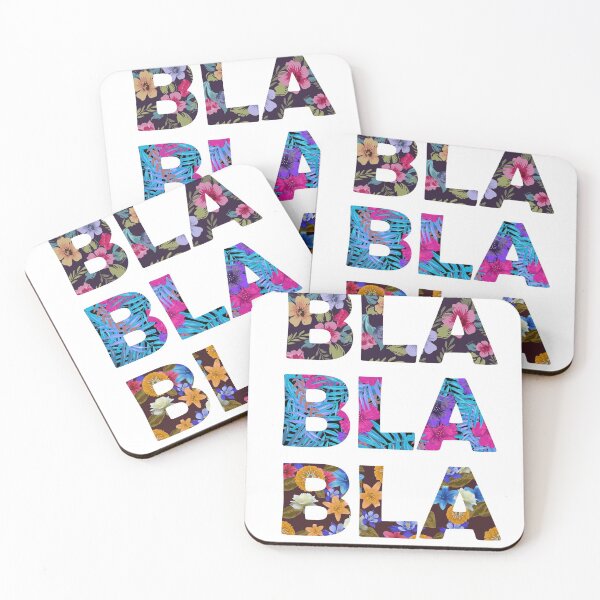 Item preview, BLA BLA BLA funny motif designed and sold by MoonCat26.