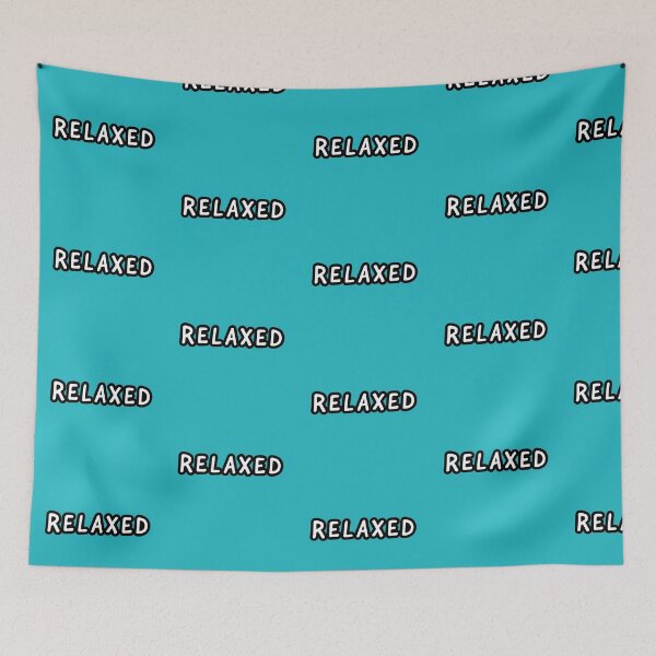 Item preview, RELAXED MOOD, BLUE designed and sold by Happy  Soul Store.