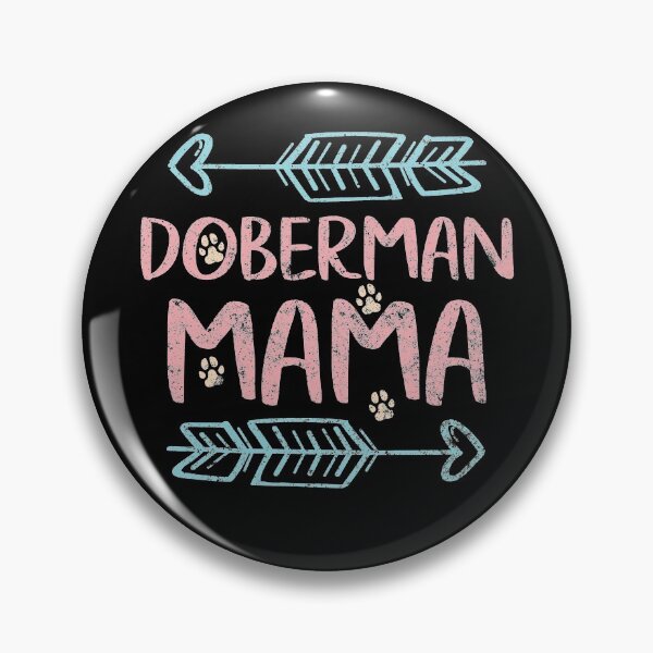 Artikelvorschau, Dobermann Mama Shirt Dobermann Liebhaber Besitzer Dobie Hund Mutter Geschenk entworfen und verkauft von KuznecovaDesign.