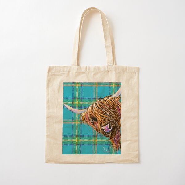 Item preview, SCoTTiSH HiGHLaND CoW 'TARtAN NOOdLES B' von SHiRLeY MacARTHuR designed and sold by Shirley MacArthur Limited.