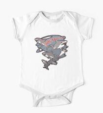 Cute Sharknado Short Sleeve Baby One-Piece
