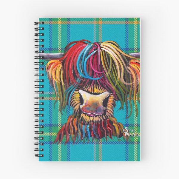 Item preview, SCoTTiSH HiGHLaND CoW ' TaRTaN NeLLY B ' by SHiRLeY MacARTHuR designed and sold by Shirley MacArthur Art.