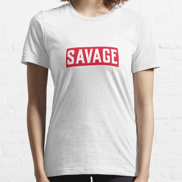  Savage Red Box Hypebeast Icon Premium Athletic Fit T