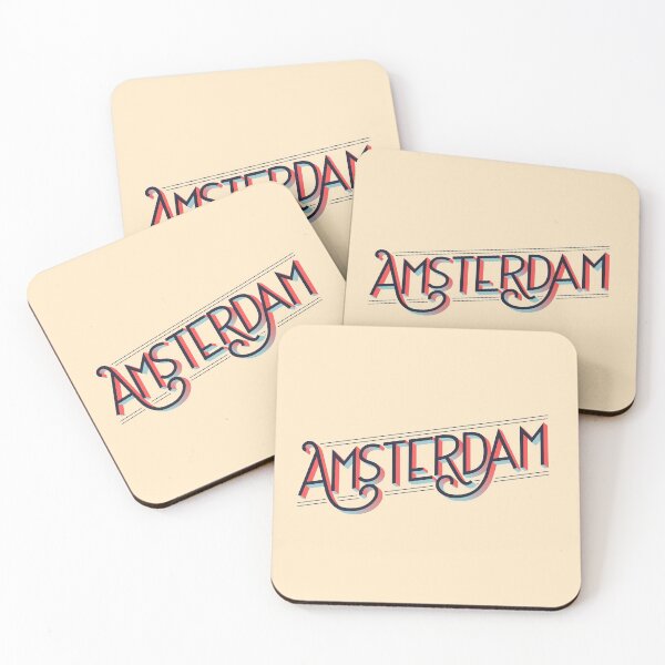 Item preview, Amsterdam Lettering | Fancy Amsterdam City Name Wordmark designed and sold by Ainbowz-Artwork.