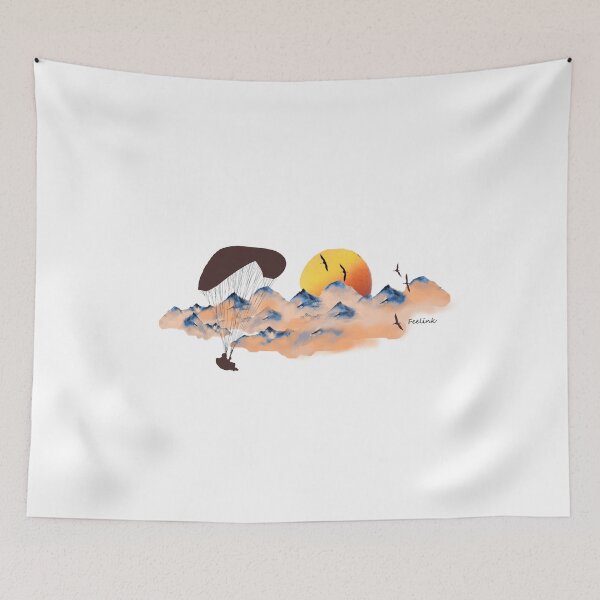 Item preview, Paragliding paraglider mountains sun designed and sold by DoraISI.