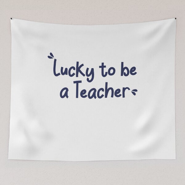 Item preview, Lucky to be a teacher  designed and sold by bdmart33.