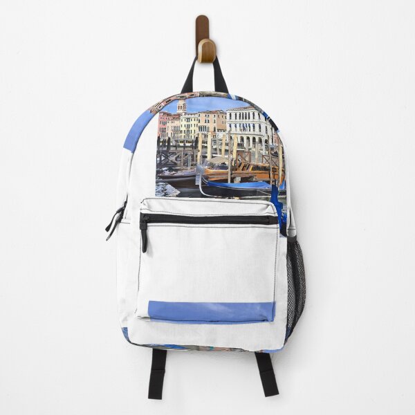 Item preview, Gondolas in a canal in Venice, Italy designed and sold by gianliguori.