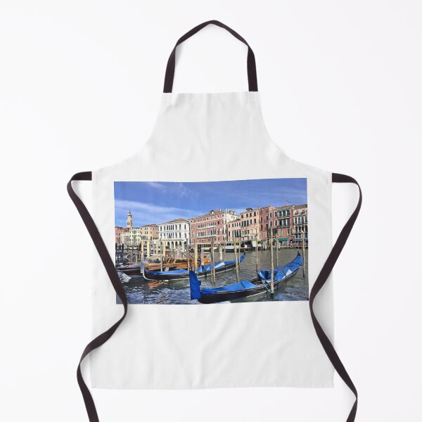 Item preview, Gondolas in a canal in Venice, Italy designed and sold by gianliguori.