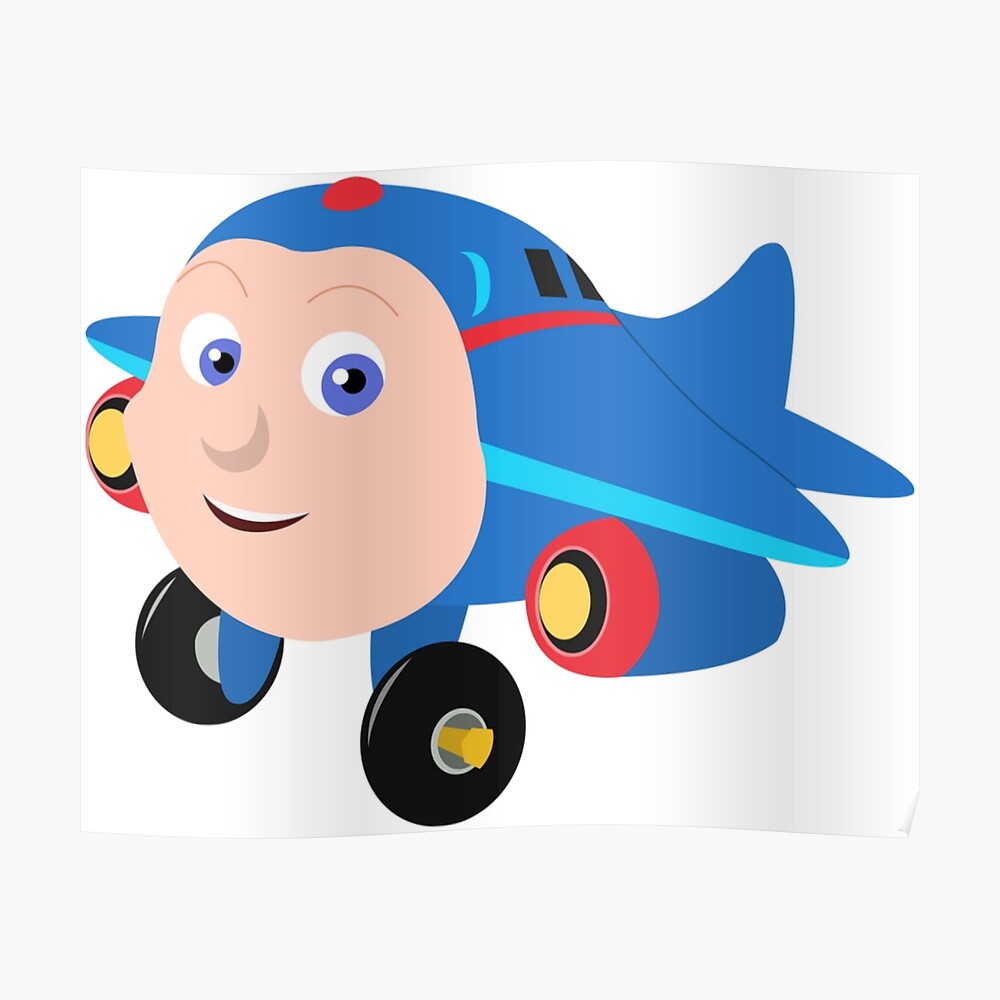 Jay Jay The Jet Plane Sticker By Yeoldefavorites Redbubble