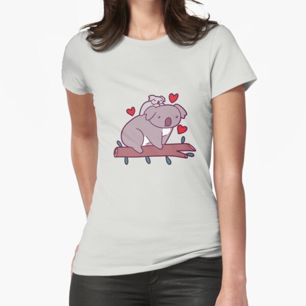 koala bebé de dibujos animados Camiseta entallada