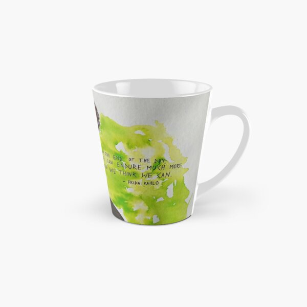 Item preview, Frida Kahlo watercolor painting quote designed and sold by MaggieCreates.