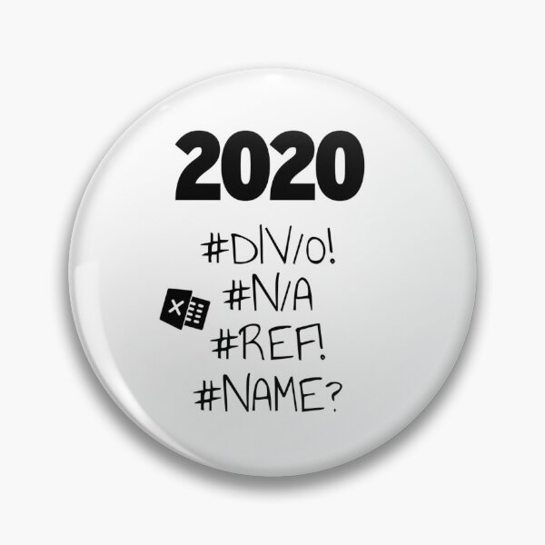 Item preview, 2020 Funny Excel Errors - Worst Year designed and sold by AnalystCave.