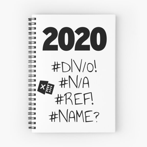 Item preview, 2020 Funny Excel Errors - Worst Year designed and sold by AnalystCave.