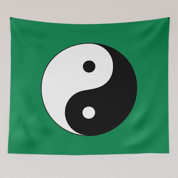 Item preview, Yin and Yang - 阴阳 (green background) designed and sold by Jukka Heilimo.
