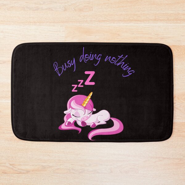 Item preview, Busy doing nothing Unicorn designed and sold by FunTee's.