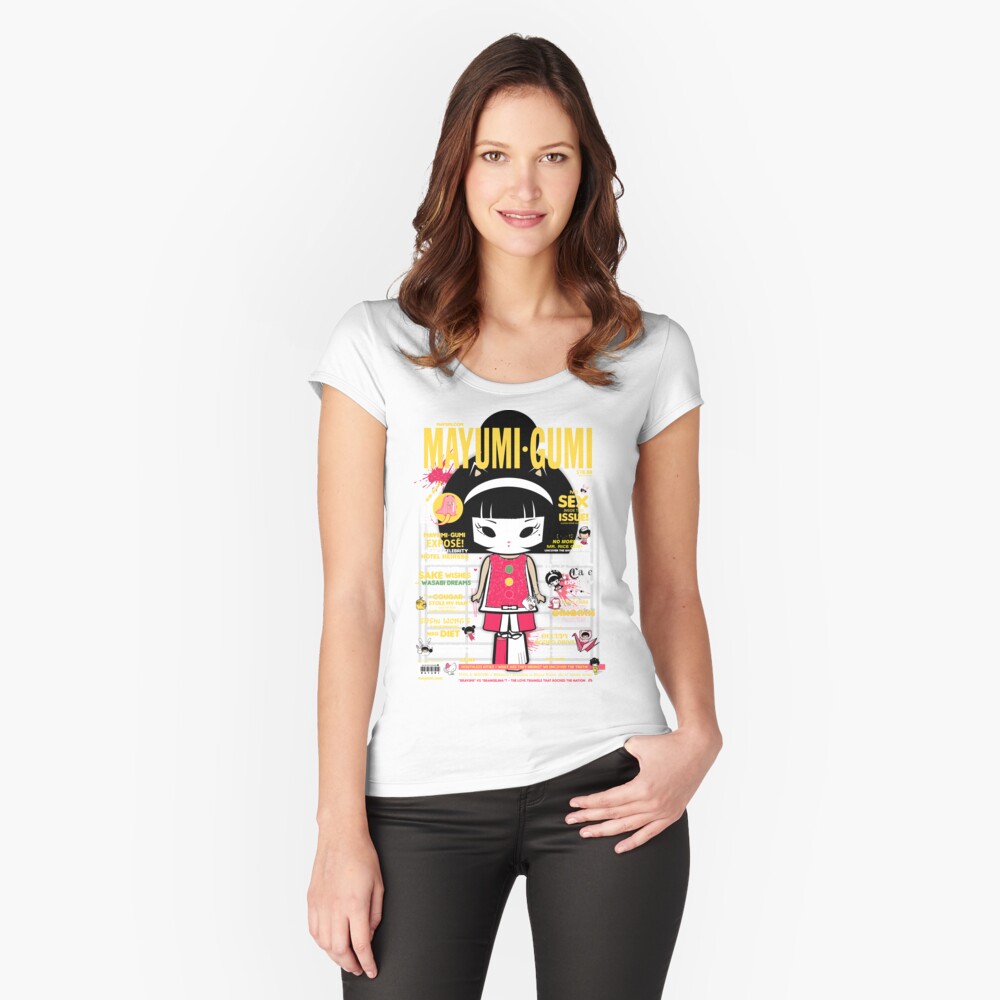Item preview, Fitted Scoop T-Shirt designed and sold by popsho.