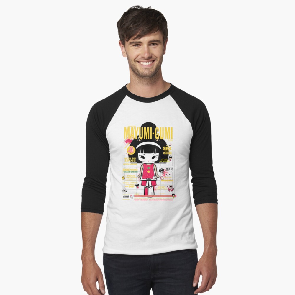 Item preview, Baseball ¾ Sleeve T-Shirt designed and sold by popsho.