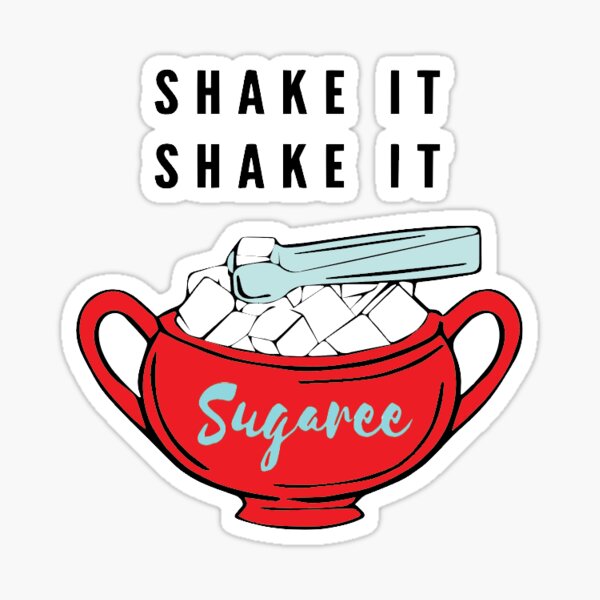 "Shake It Sugaree" Sticker by thekaylalove Redbubble