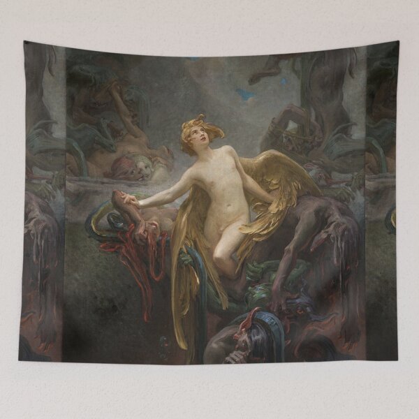 Item preview, Angel and Demons vintage art designed and sold by Vintage Designs +.