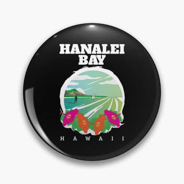 Item preview, Hanalei Bay Hawaii Tropical Hisbiscus Souvenir designed and sold by CreativeGiftShp.