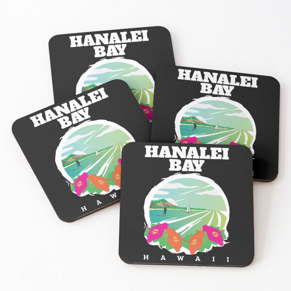 Item preview, Hanalei Bay Hawaii Tropical Hisbiscus Souvenir designed and sold by CreativeGiftShp.