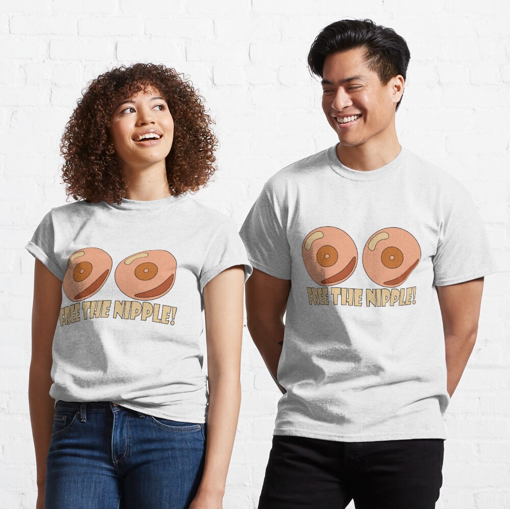 Burn Your Bra Shirt - Trendy Funny Graphic Tee, Free The Nip T-Shirt -  Femfetti