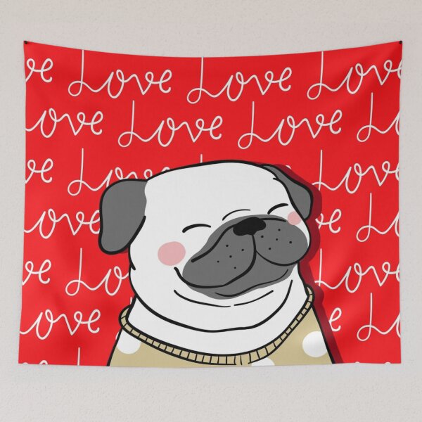 Item preview, pug love  designed and sold by THISPUGVIBE.