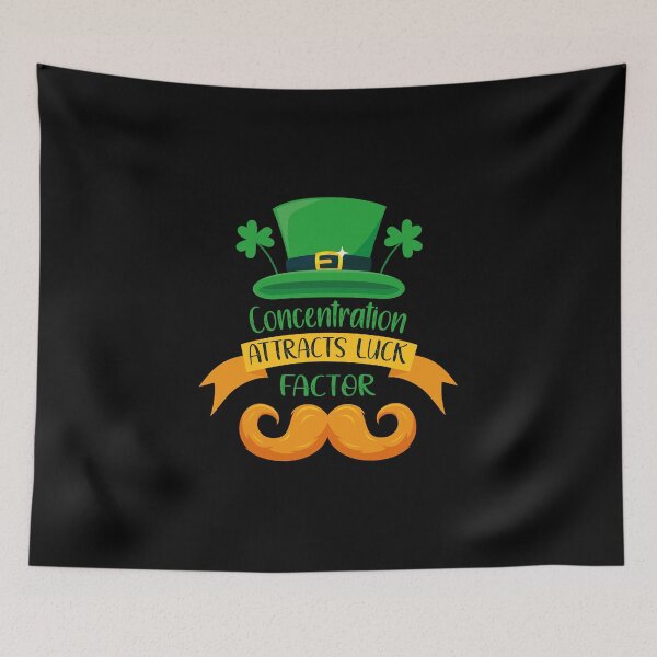 Item preview, Concentration attracts luck factor. designed and sold by bdmart33.