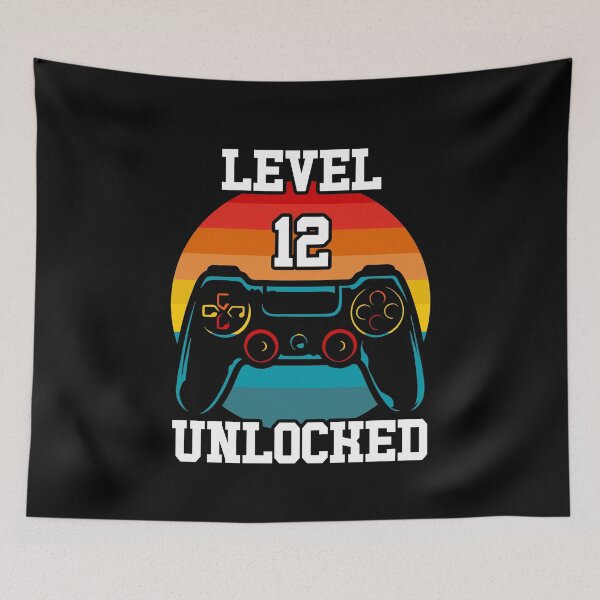 Item preview, Level 12 unlocked funny illustration gift  designed and sold by KO-Design.