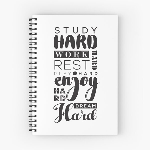 Item preview, Study hard - Work hard - Play Hard designed and sold by AGDStudio.
