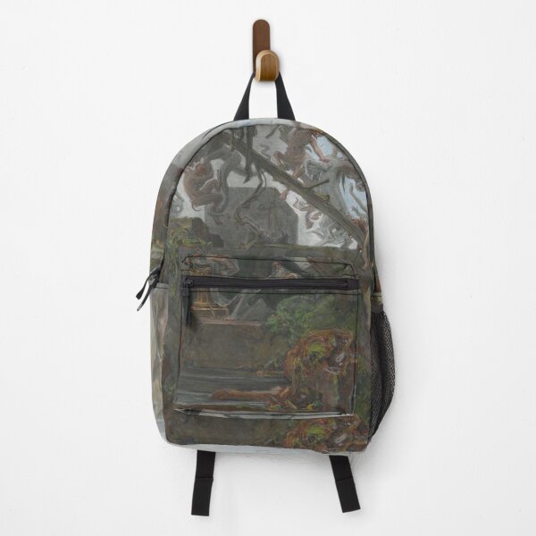 Item preview, Revolt on the Garden by Demons from Hell vintage painting designed and sold by Vintage Designs +.