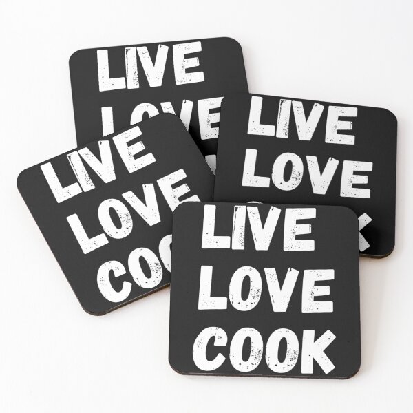 Item preview, Cooker Funny Gift Live Love Cook designed and sold by SusanneVogler.