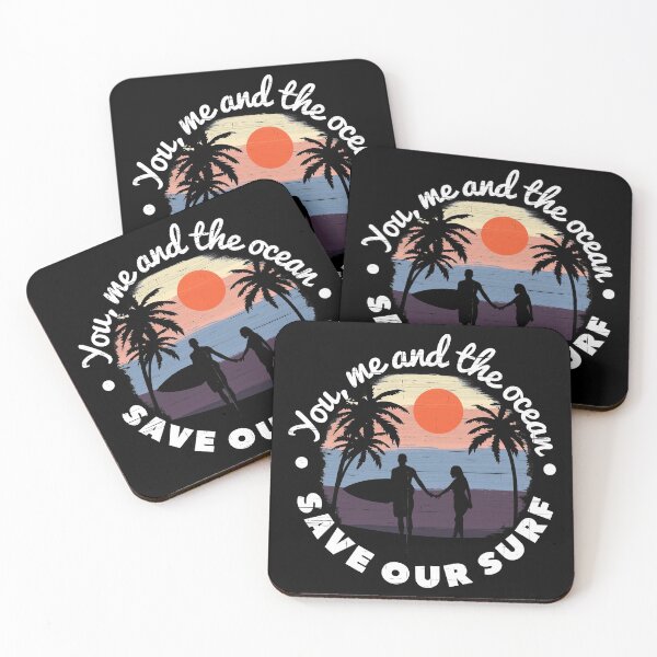Item preview, Save Our Surf - Retro Vintage Brushed Sunset designed and sold by JordanHolmes.