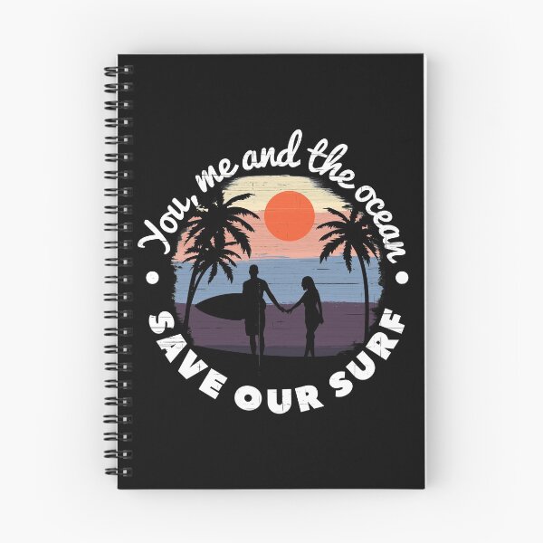 Item preview, Save Our Surf - Retro Vintage Brushed Sunset designed and sold by JordanHolmes.